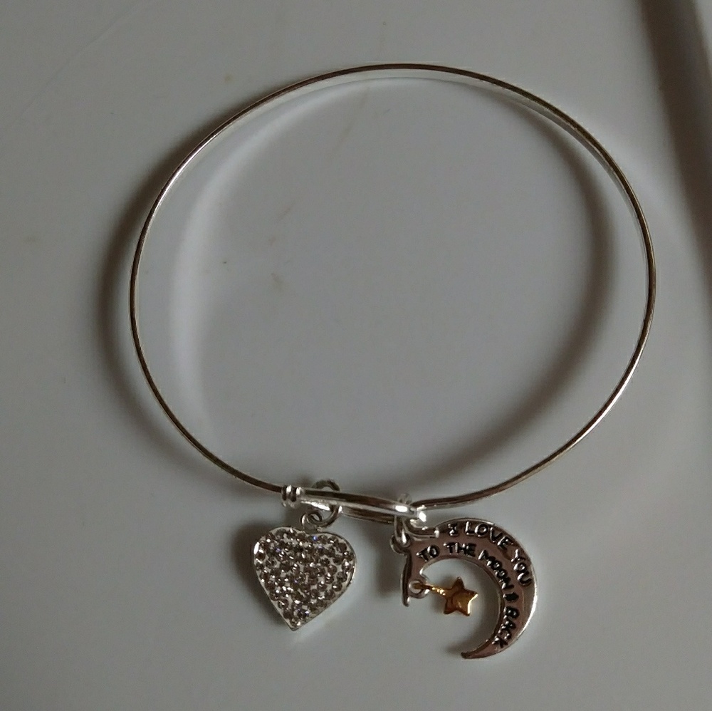 "I love you to the moon and back" Bracelet